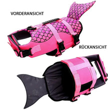 Laden Sie das Bild in den Galerie-Viewer, Meerjungfrau Hunde Schwimmweste