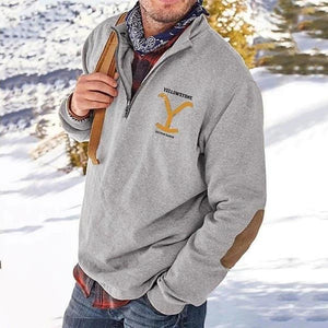 Modisches Lässiges Sweatshirt mit Reißverschluss