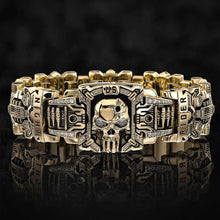 Laden Sie das Bild in den Galerie-Viewer, Stilvoller Kugelförmiger Totenkopfring