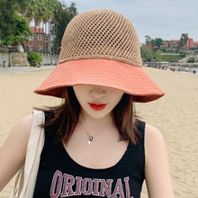 Laden Sie das Bild in den Galerie-Viewer, Sommer gewebter Sonnenschutzhut