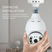 Laden Sie das Bild in den Galerie-Viewer, Drahtlose WLAN-Überwachungskamera mit Glühbirne
