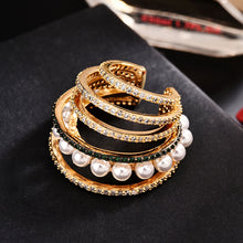 Laden Sie das Bild in den Galerie-Viewer, Mehrring-Ohrclip Für Damen