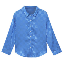 Laden Sie das Bild in den Galerie-Viewer, Lässiges Kariertes Jacquard-Hemd