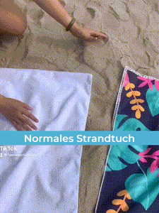 Bedrucktes Strandtuch