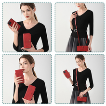 Laden Sie das Bild in den Galerie-Viewer, Multifunktionale Handytasche Umhängetasche für Samsung