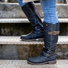 Laden Sie das Bild in den Galerie-Viewer, Damenstiefel mit Reißverschluss