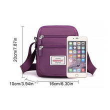 Laden Sie das Bild in den Galerie-Viewer, Wasserdichte leichte Nylon-Umhängetasche mit großer Kapazität