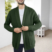 Laden Sie das Bild in den Galerie-Viewer, Einfache Tasche Herren Strickjacke