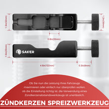 Laden Sie das Bild in den Galerie-Viewer, Zündkerzen-Lückenwerkzeug für die meisten Zündkerzen