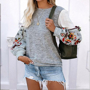 Langärmliges Bedrucktes Sweatshirt