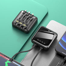 Laden Sie das Bild in den Galerie-Viewer, Neue abnehmbare Mini Powerbank mit externen Kabeln