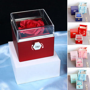 Ewige Rosen-Schmuckverpackungsbox