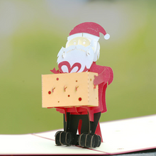 Laden Sie das Bild in den Galerie-Viewer, Kreative dreidimensionale Weihnachtsgrußkarte
