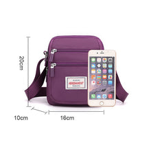 Laden Sie das Bild in den Galerie-Viewer, Mehrlagige leichte kleine quadratische Umhängetasche mit großem Fassungsvermögen