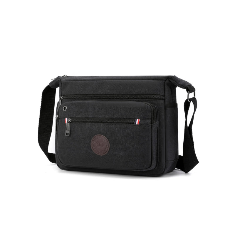 Modische Umhängetasche aus Segeltuch mit großem Fassungsvermögen