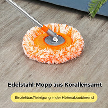Laden Sie das Bild in den Galerie-Viewer, 360° Drehbarer Verstellbarer Wischmopp