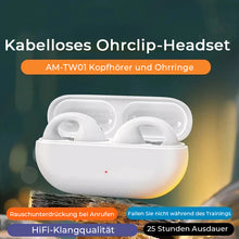Laden Sie das Bild in den Galerie-Viewer, Kabellose Knochenleitungskopfhörer mit Ohrclip