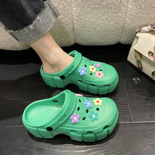 Laden Sie das Bild in den Galerie-Viewer, Atmungsaktive Plateausandalen mit Blumenmuster für Damen