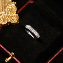 Laden Sie das Bild in den Galerie-Viewer, Offener quadratischer Diamantring