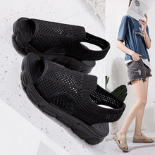 Laden Sie das Bild in den Galerie-Viewer, Geflochtene Sommersandalen für Damen