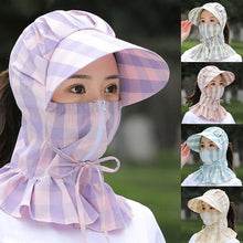 Laden Sie das Bild in den Galerie-Viewer, Sonnenhut mit Fächervisier und langer Krempe