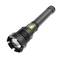 Laden Sie das Bild in den Galerie-Viewer, Wiederaufladbare taktische LED-Laser-Taschenlampe