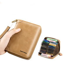 Laden Sie das Bild in den Galerie-Viewer, Multikartenschlitz Anti-Entmagnetisierung Reißverschlusstasche