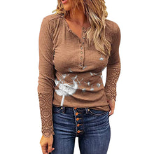 Laden Sie das Bild in den Galerie-Viewer, Ethnischer Strickpullover mit Löwenzahnmuster