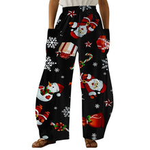 Laden Sie das Bild in den Galerie-Viewer, 2022 Mode Weihnachten beiläufige lose Hosen