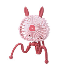 Laden Sie das Bild in den Galerie-Viewer, Tragbarer Wiederaufladbarer Ventilator für Babys