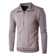Laden Sie das Bild in den Galerie-Viewer, Lässiger Pullover mit Revers und Reißverschluss