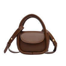 Laden Sie das Bild in den Galerie-Viewer, Mini-Kopfhörertasche aus einfarbigem Leder