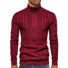 Laden Sie das Bild in den Galerie-Viewer, Lässiger Strickpullover mit Rollkragen für Herren