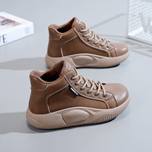 Laden Sie das Bild in den Galerie-Viewer, Damen High Top Freizeitschuhe mit dicken Sohlen