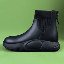Laden Sie das Bild in den Galerie-Viewer, Gummistiefel Damen Kurzhoch Gummistiefeletten Winterstiefel