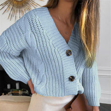 Laden Sie das Bild in den Galerie-Viewer, Süße Strickjacke mit Knöpfen
