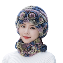 Laden Sie das Bild in den Galerie-Viewer, Rex-Kaninchenfellmütze