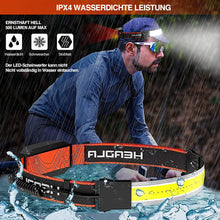 Laden Sie das Bild in den Galerie-Viewer, Scheinwerfer mit roten Warnleuchten bei Nacht