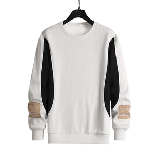 Lässiges Sport-Sweatshirt mit Rundhalsausschnitt für Herren
