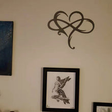 Laden Sie das Bild in den Galerie-Viewer, 💞Unendliches Herz - Stahl Wanddekoration Wandkunst