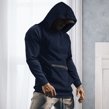 Laden Sie das Bild in den Galerie-Viewer, Einfarbiger Langarm-Hoodie