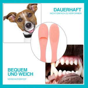 Professionelle Fingerzahnbürste für Hunde und Katzen