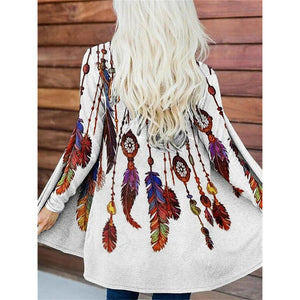 Modischer Bedruckter Trenchcoat