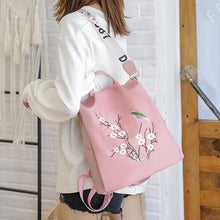 Laden Sie das Bild in den Galerie-Viewer, Vielseitiger Bestickter Leichter Diebstahlschutzrucksack