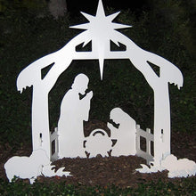 Laden Sie das Bild in den Galerie-Viewer, Weihnachten jesus Szene Hof Grafikkarte
