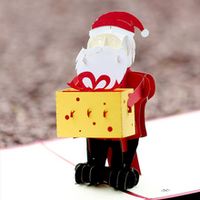 Laden Sie das Bild in den Galerie-Viewer, Kreative dreidimensionale Weihnachtsgrußkarte