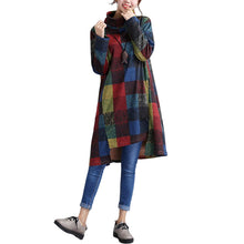 Laden Sie das Bild in den Galerie-Viewer, Unregelmäßiges Kleid mit Rollkragen für Damen