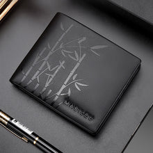 Laden Sie das Bild in den Galerie-Viewer, Herr Einfache Geldbörse aus weichem Leder