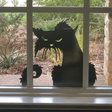 Laden Sie das Bild in den Galerie-Viewer, Ärgerliche eiserne Katze für Allerheilligen Dekoration