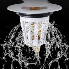 Laden Sie das Bild in den Galerie-Viewer, Keramisches Waschbecken hüpfender Abfluss